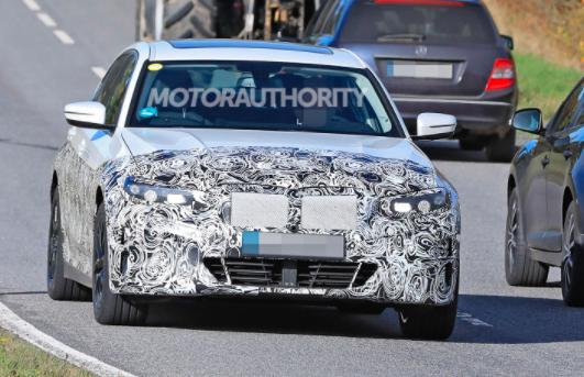 2022年寶馬3系EV的間諜照片曝光