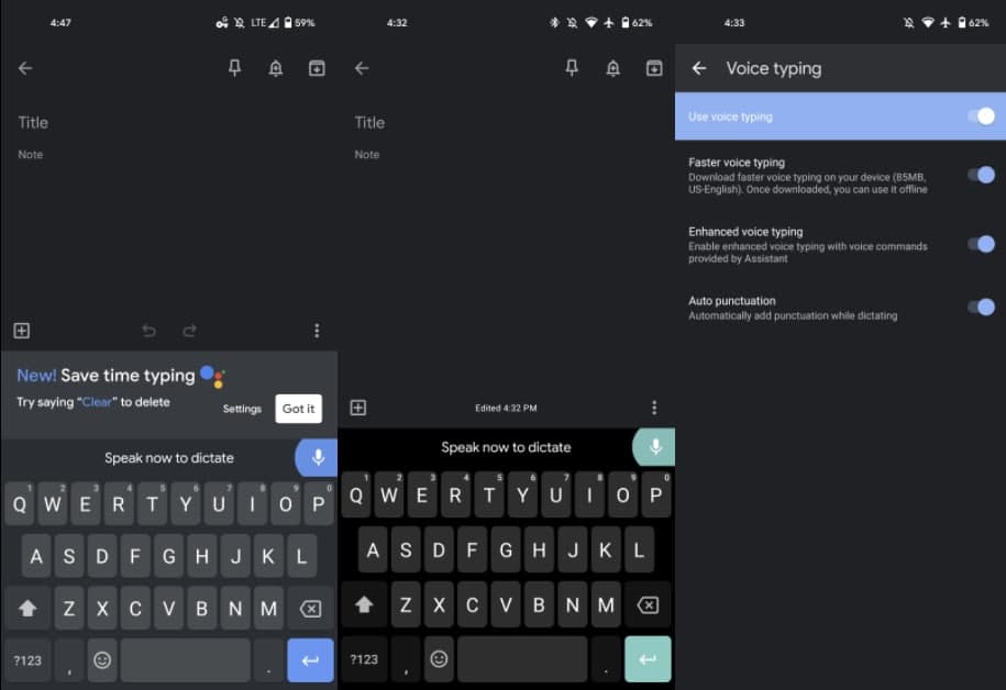 Gboard獲得“增強型語(yǔ)音輸入”功能，可擴展到像素