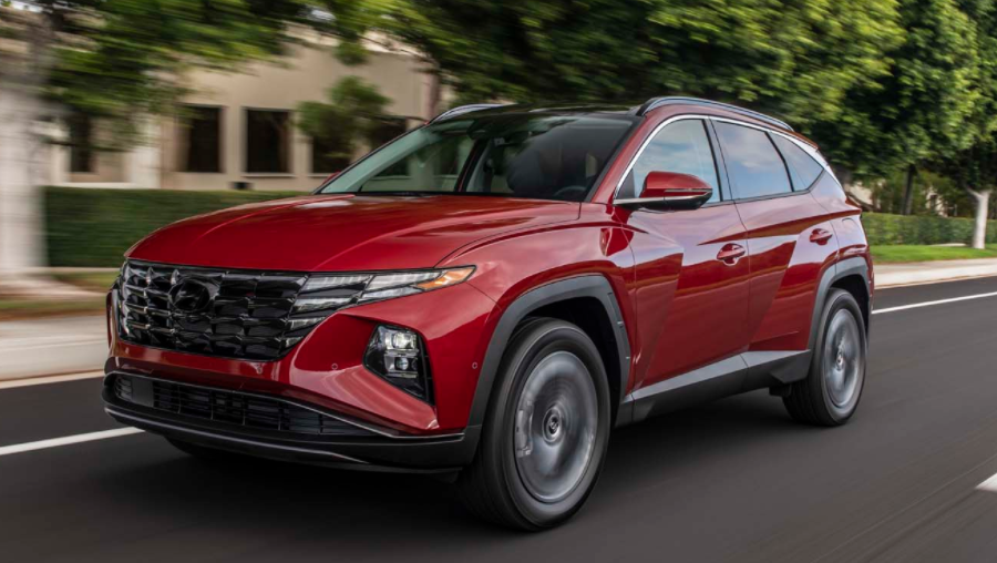 重新設計的2022年現代途勝，緊湊型跨界車(chē)從內到外都有大膽的新外觀(guān)