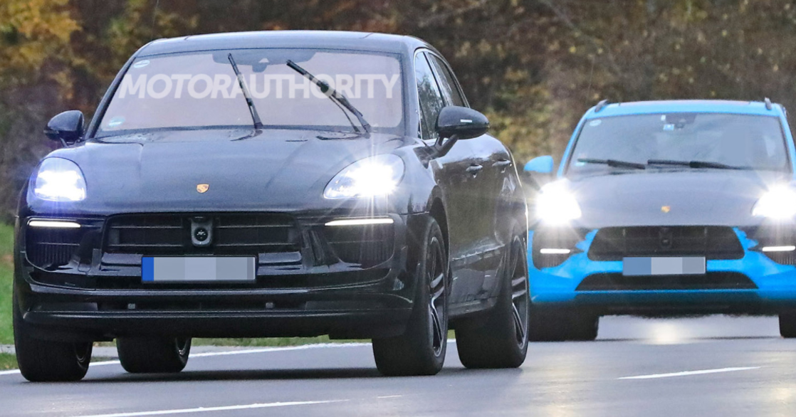 2022年保時(shí)捷Macan諜照：第二次重大更新