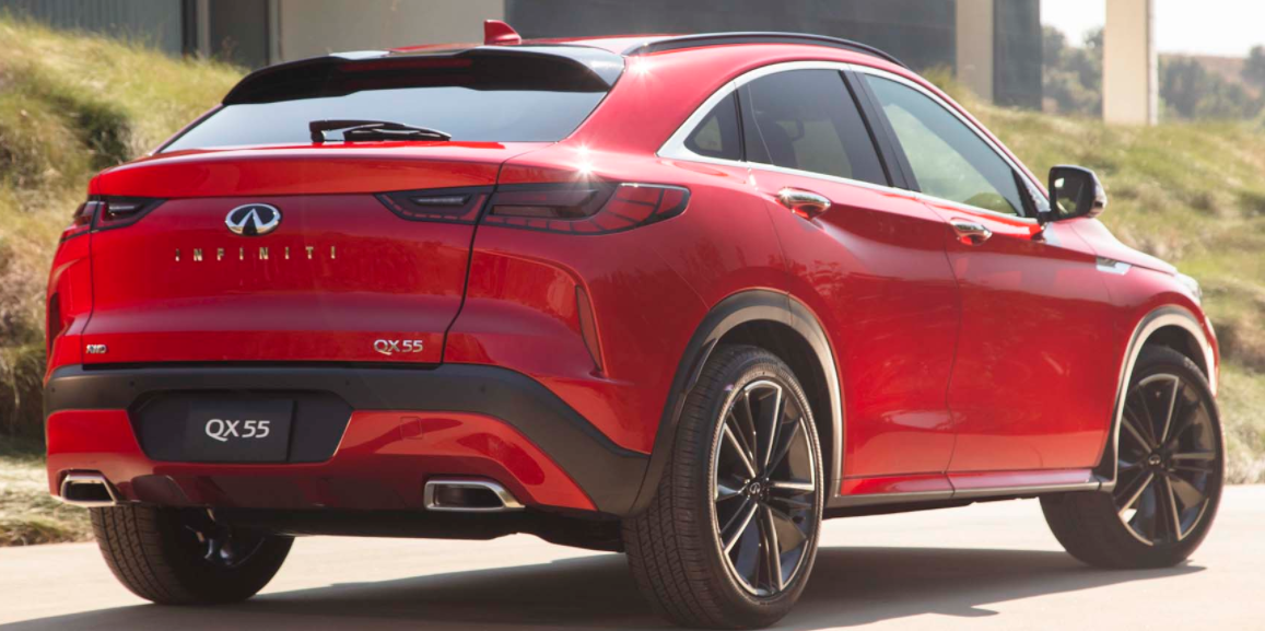 2022英菲尼迪QX55跨界車(chē)帶來(lái)酷似轎跑車(chē)的造型