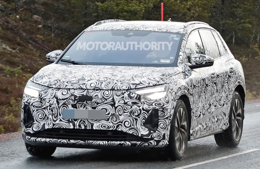 2022年奧迪Q4 E-Tron間諜照片：緊湊型電動(dòng)SUV即將問(wèn)世