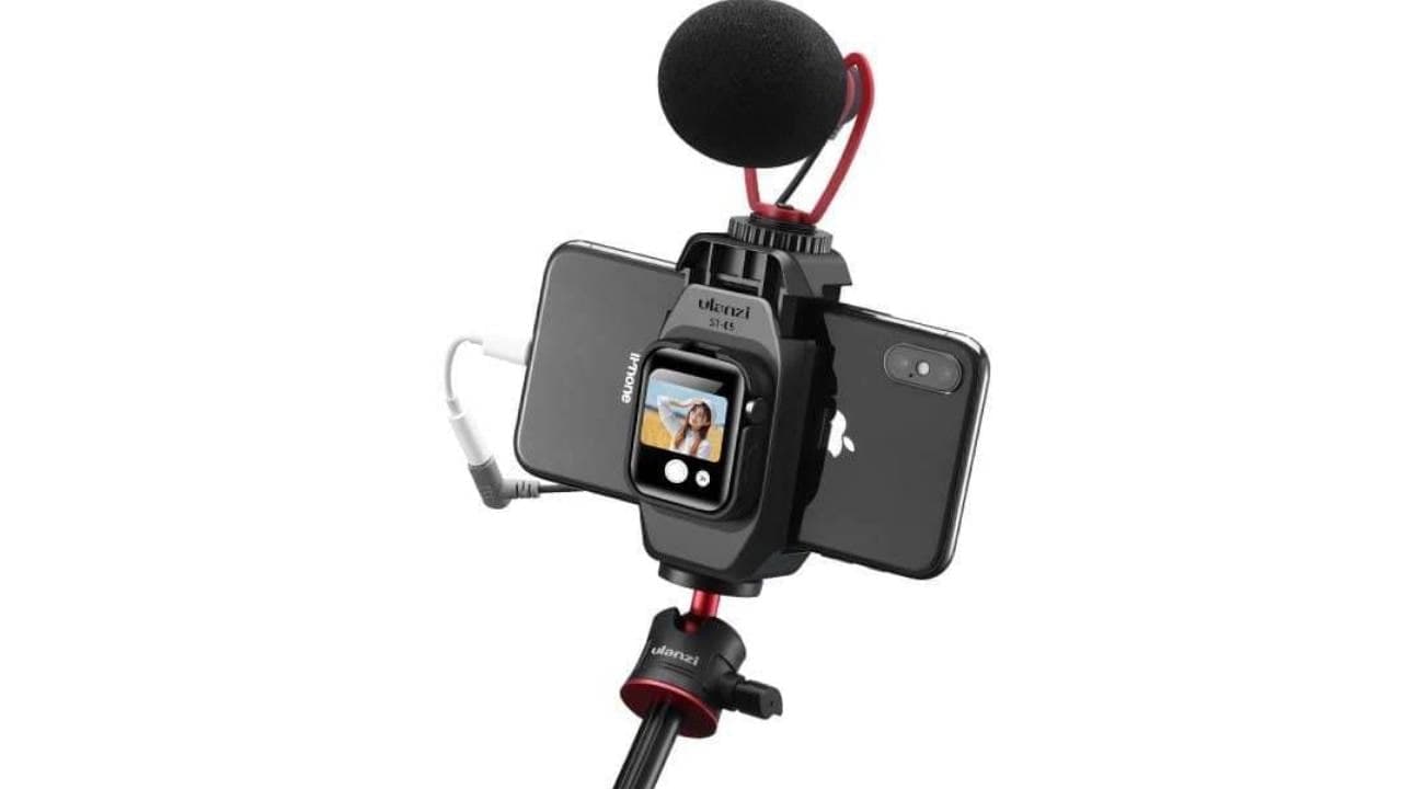 通過(guò)這種奇怪的安裝方式，Apple Watch成為iPhone取景器