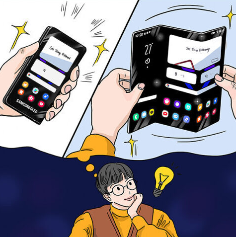 三星顯示器宣布正在開(kāi)發(fā)可折疊兩次的智能手機屏幕