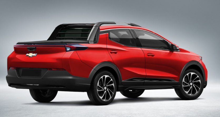 雪佛蘭Bolt EV皮卡車(chē)的渲染圖片