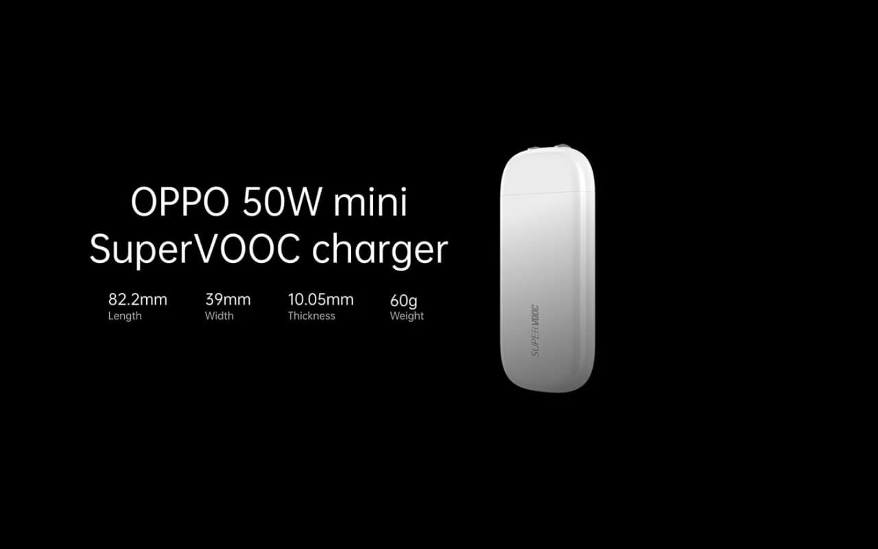 OPPO 50W迷你超級VOOC充電器現已399元的價(jià)格出售