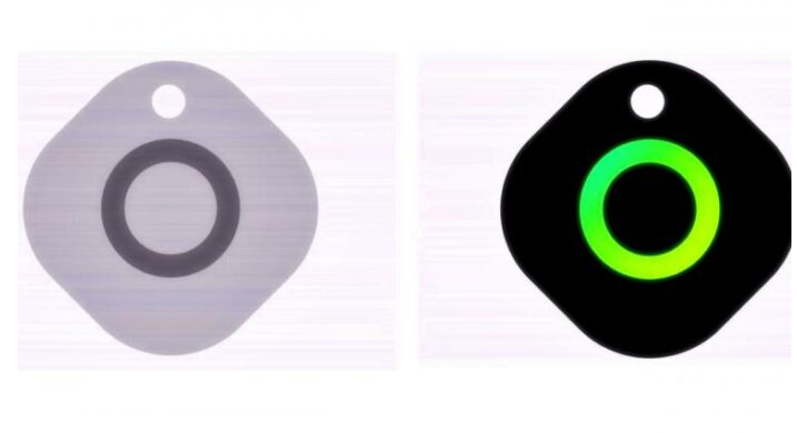 這是三星Galaxy Smart Tag的設計