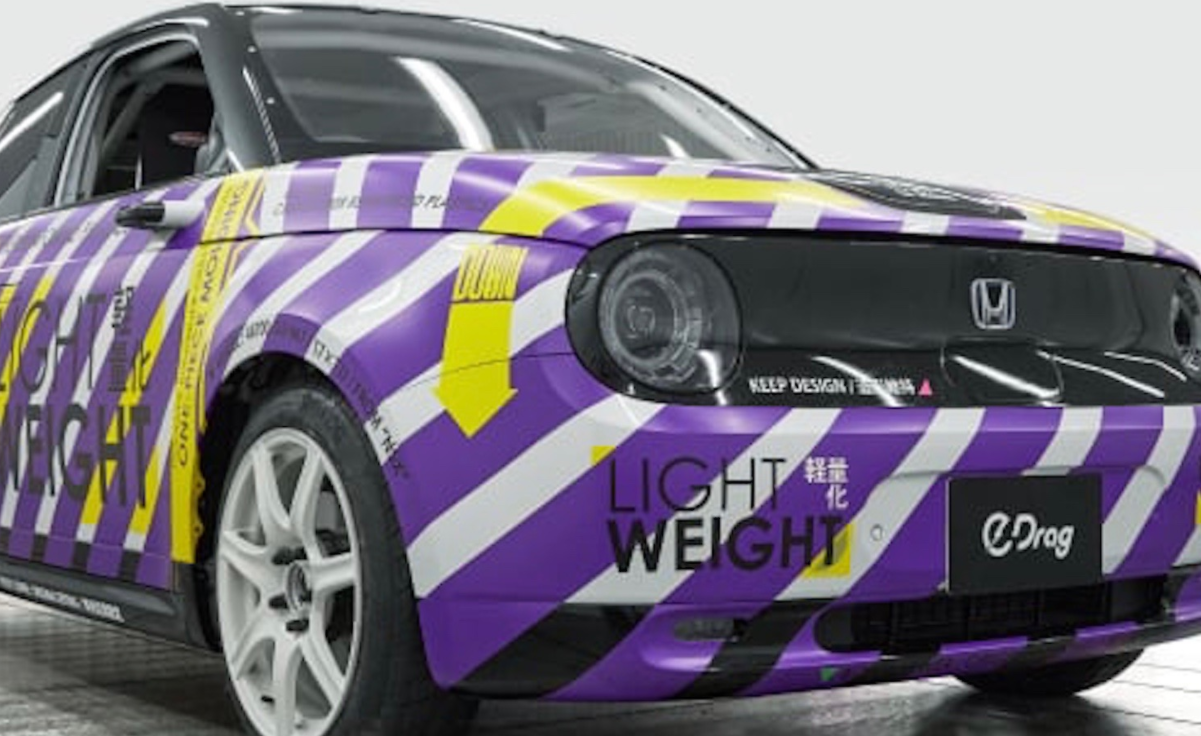 本田的可愛(ài)電動(dòng)掀背車(chē)Honda E已變成賽車(chē)