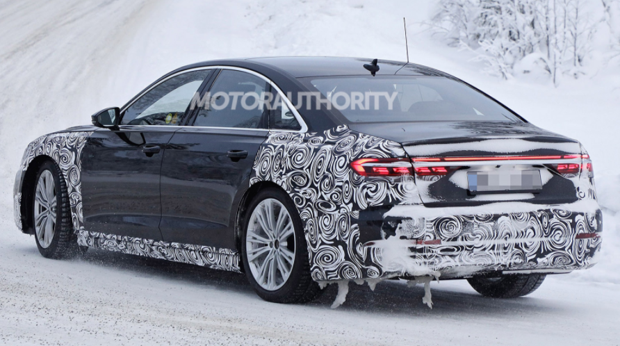 2022年奧迪A8諜照曝光：旗艦轎車(chē)即將進(jìn)行一輪更新