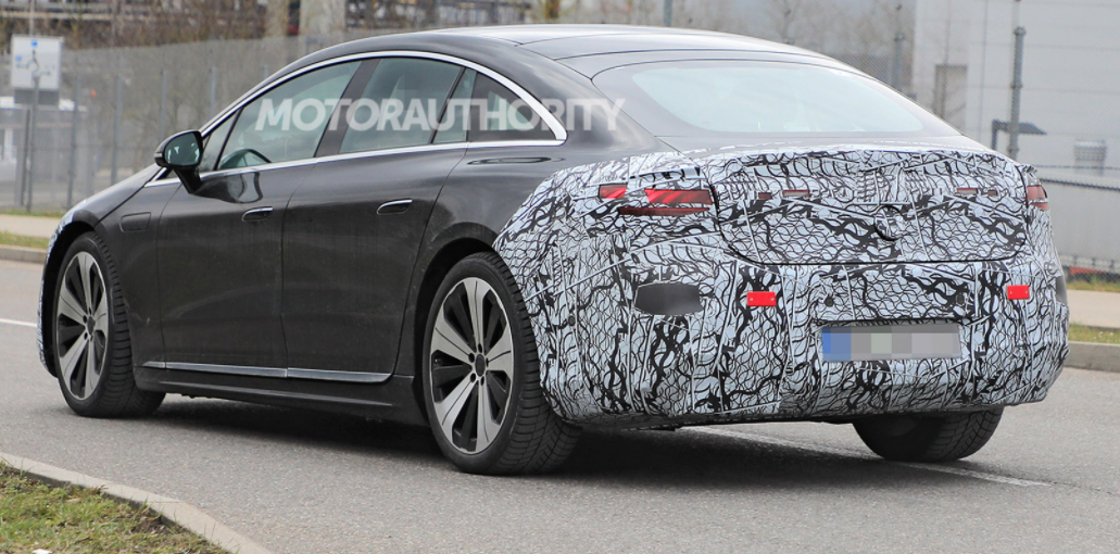 2022年梅賽德斯-奔馳EQS間諜照片：電動(dòng)轎車(chē)在4月15日揭曉之前脫下迷彩