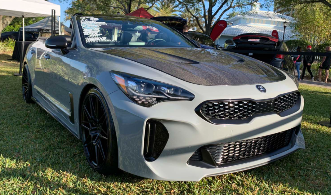 經(jīng)過(guò)改裝的起亞Stinger敞篷車(chē)在9個(gè)月內就投入了使用