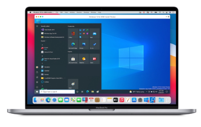借助Parallels 16.5，M1 Macs現在可以在A(yíng)rm上運行Windows 10