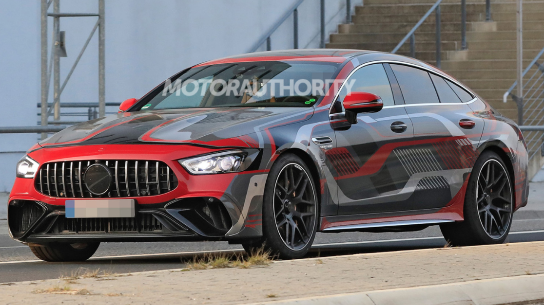 2022年梅賽德斯·奔馳AMG GT 73e 4門(mén)轎跑間諜照片：800馬力超級艙口即將面世
