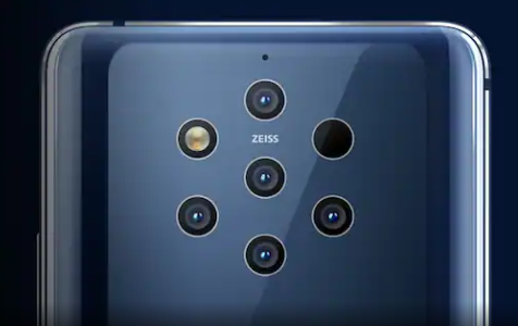 諾基亞研究具有108兆像素Penta后置攝像頭的5G智能手機