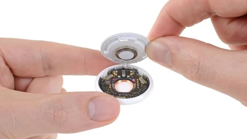 iFixit拆卸了Apple AirTag追蹤器：高度集成，整個(gè)機身都可以用作揚聲器