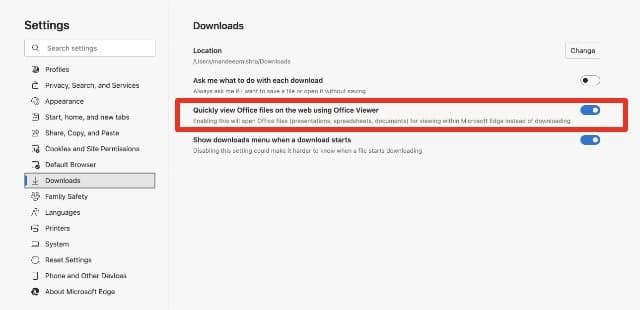 Microsoft Edge即將獲得內置的Office文件查看器