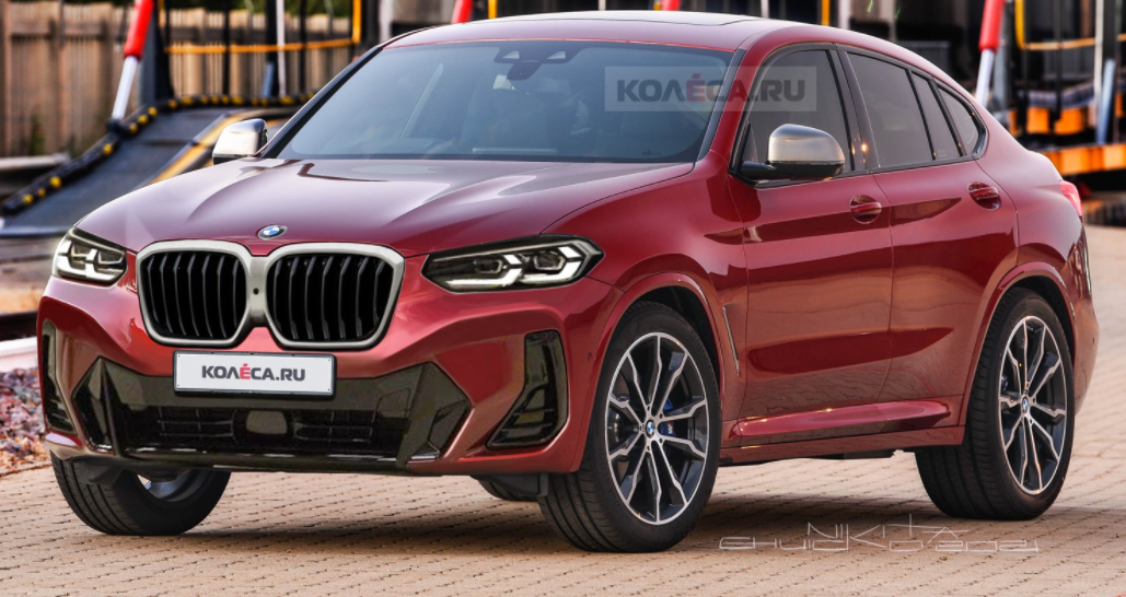 2022年寶馬X4使用太陽(yáng)鏡格柵準確渲染