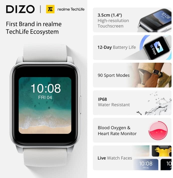 Realme子品牌Dizo GoPods、Dizo GoPods D、Dizo Watch在推出前已經(jīng)在越南電商網(wǎng)站上市了