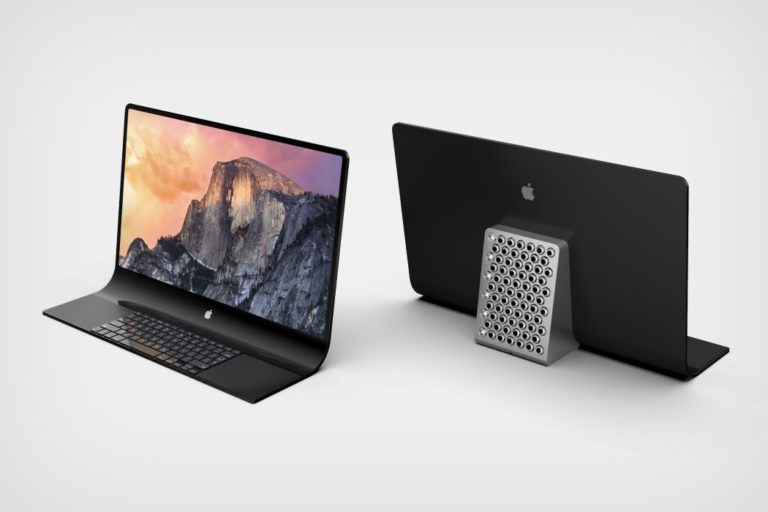 蘋(píng)果獲得專(zhuān)利：采用弧形玻璃設計和內置鍵盤(pán)的新型 iMac 電腦