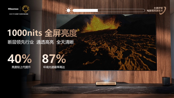 行業(yè)首個(gè)“放映級”家庭影院設備，海信激光電視探索X1系列正式發(fā)布