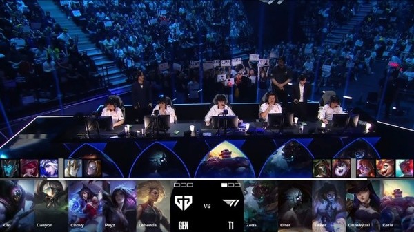 T1 3-1戰勝GEN挺進(jìn)S14全球總決賽決賽 決賽對陣BLG