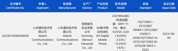 小米Redmi新百元神機要來(lái)了？?jì)煽钚聶C已經(jīng)通過(guò)認證